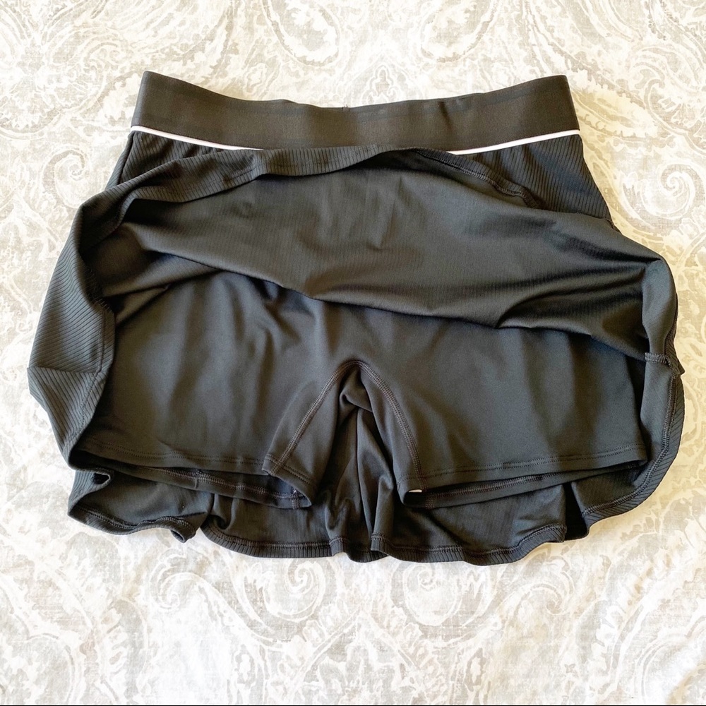 NIKE Tennis Skort Black White Medium Tall NWT - Picture 3 of 10